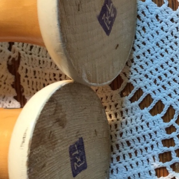 Vintage Kokeshi Wooden Candle Holders Pair Japan - Picture 5 of 8